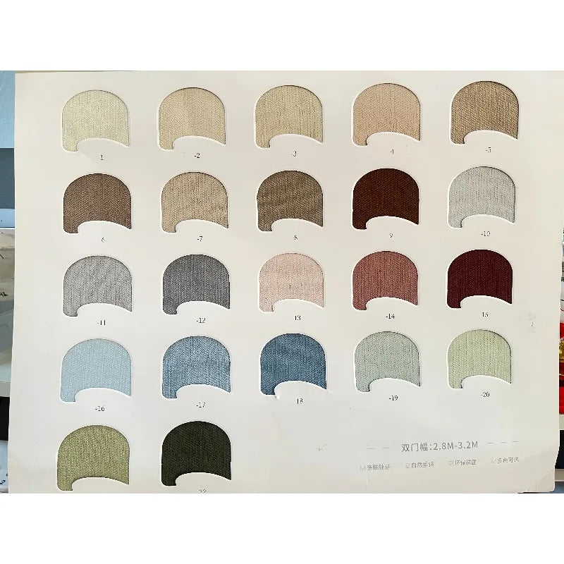 Custom Size French Chenille Cream White Velvet Curtain Modern Simple Blackout Curtains for Living Dining room Bedroom Tulle