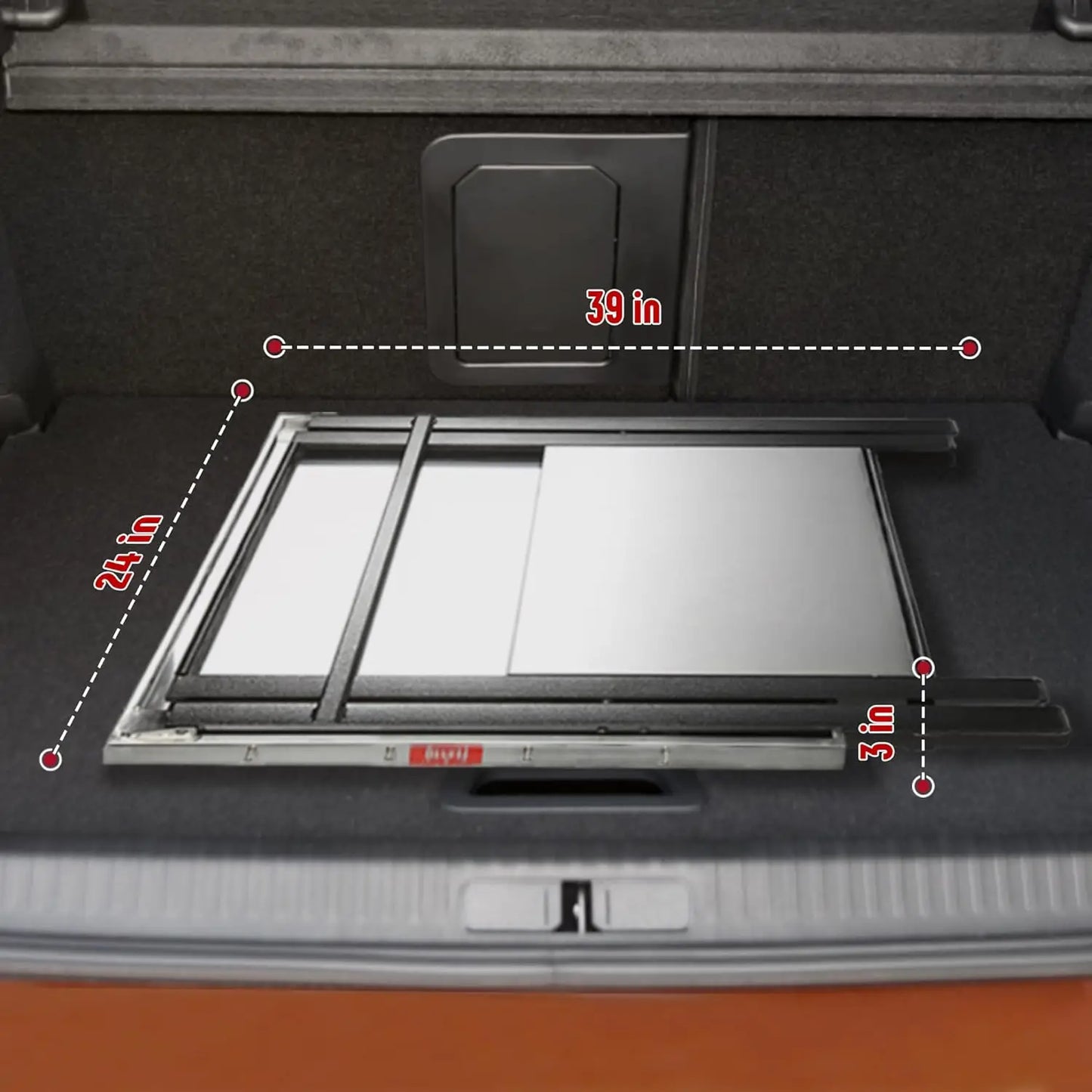 Foldable Stainless Steel Outdoor Grill Table With Storage Shelf