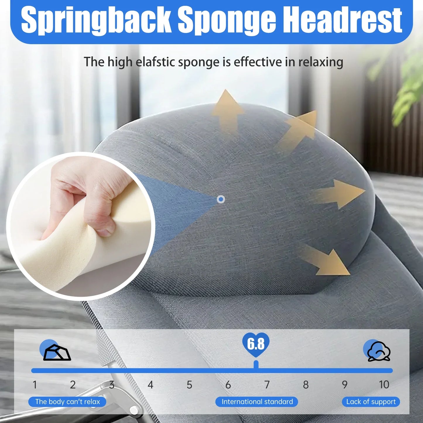 Snozeflex Outdoor Folding Sofa Bed Garden Lounge Chair