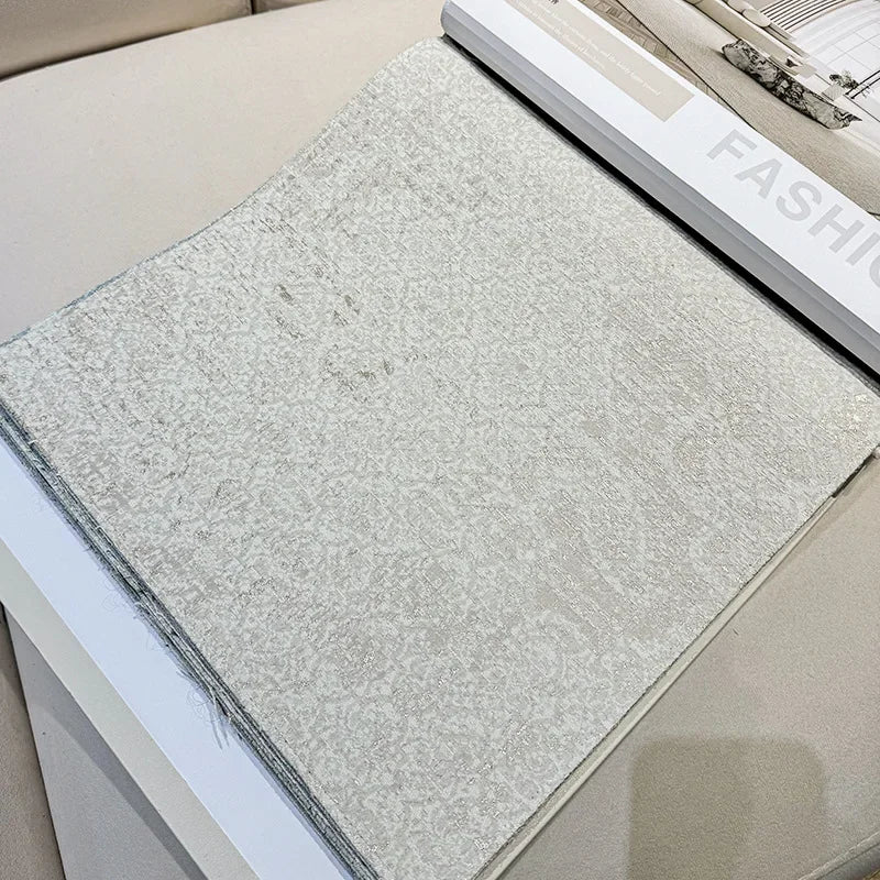 French Retro Dark Texture Chenille Grey Blue Lace Splicing Curtains for Bedroom Living Room French Window Balcony Customized