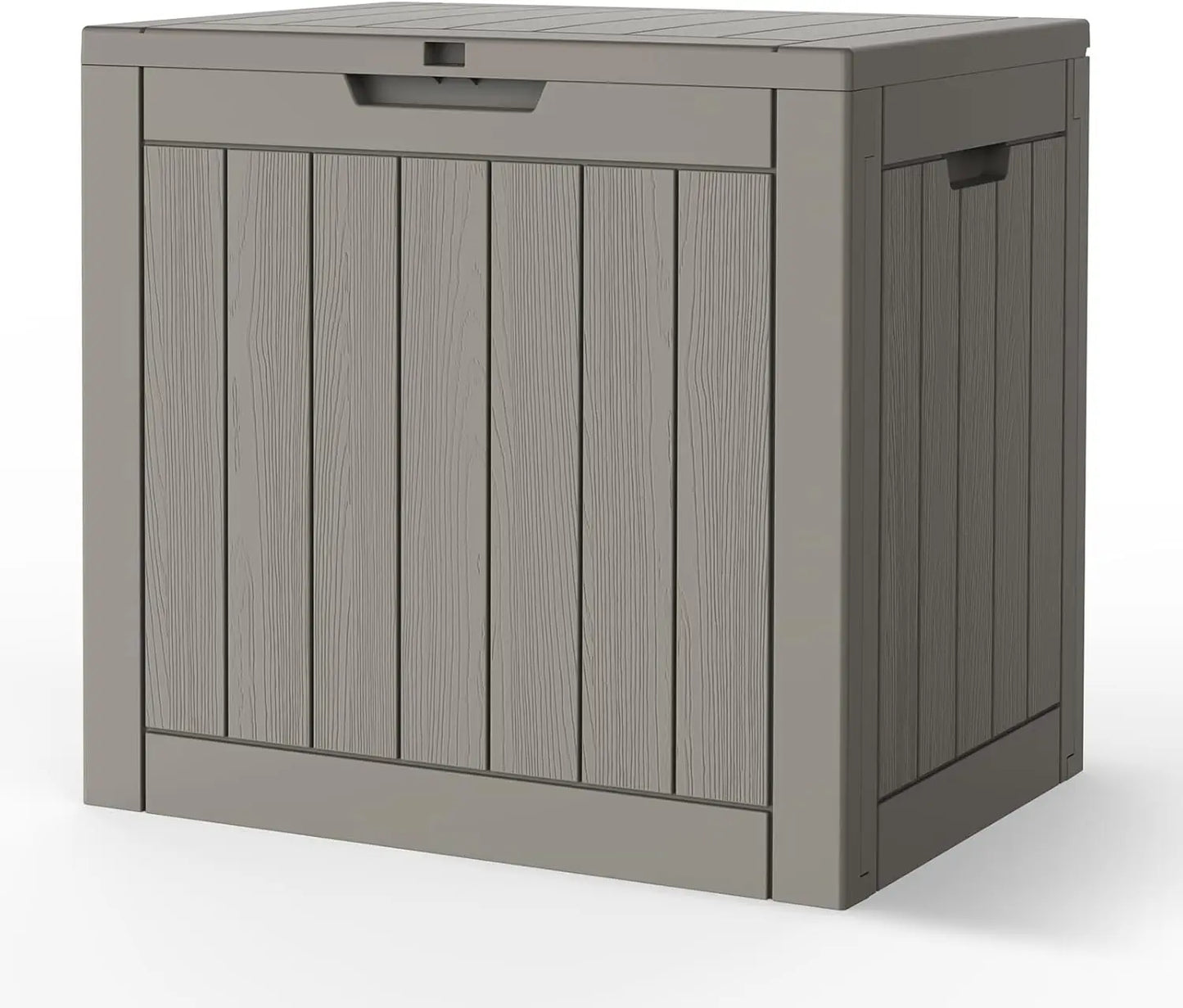 All Weather Deck Box Outdoor Storage Lockable Lid UV Resistant