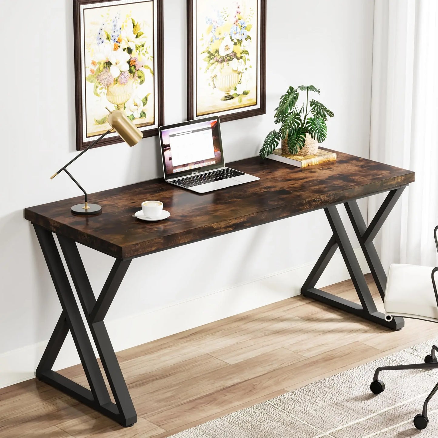 Tribesigns Writing Desk Heavy Duty Z Leg Office Desk