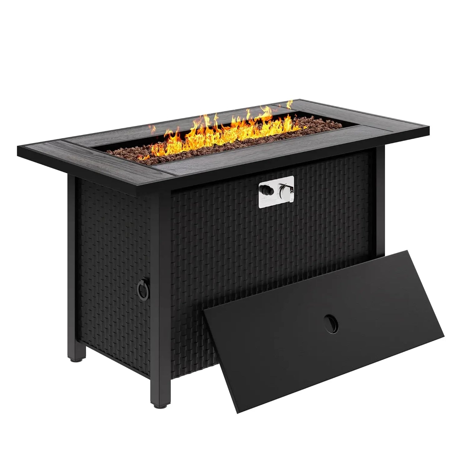 Propane Fire Pit Tabletop 50000 BTU 3 In 1 Firepit