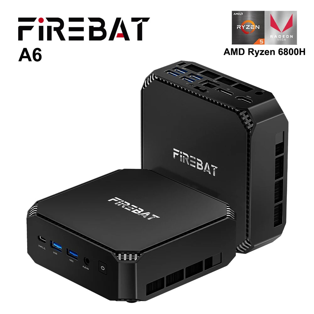 Firebat A6 Personal Computer AMD R7 7735HS 16GB 512GB SSD