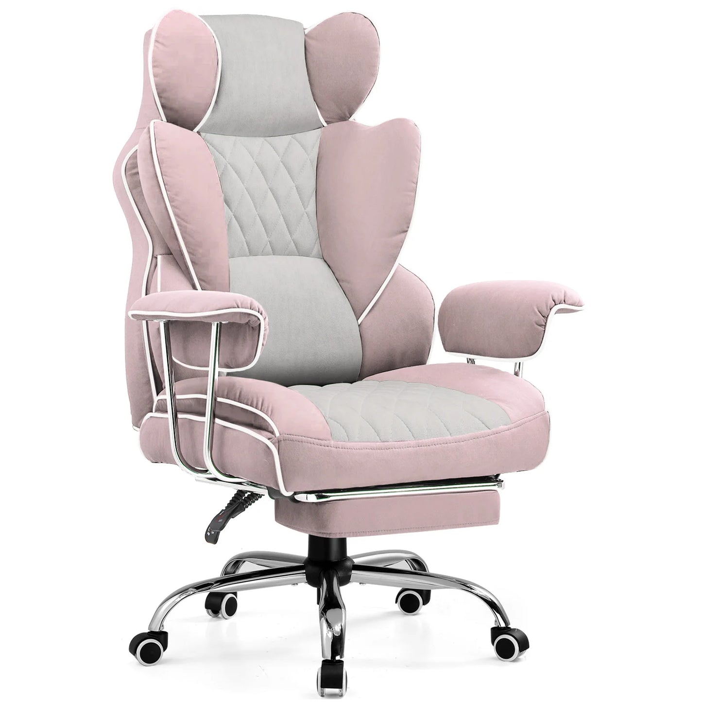 COMHOMA ErgonomicallyDesigned Workstation Chair With Footrest And Lumbar Support System
