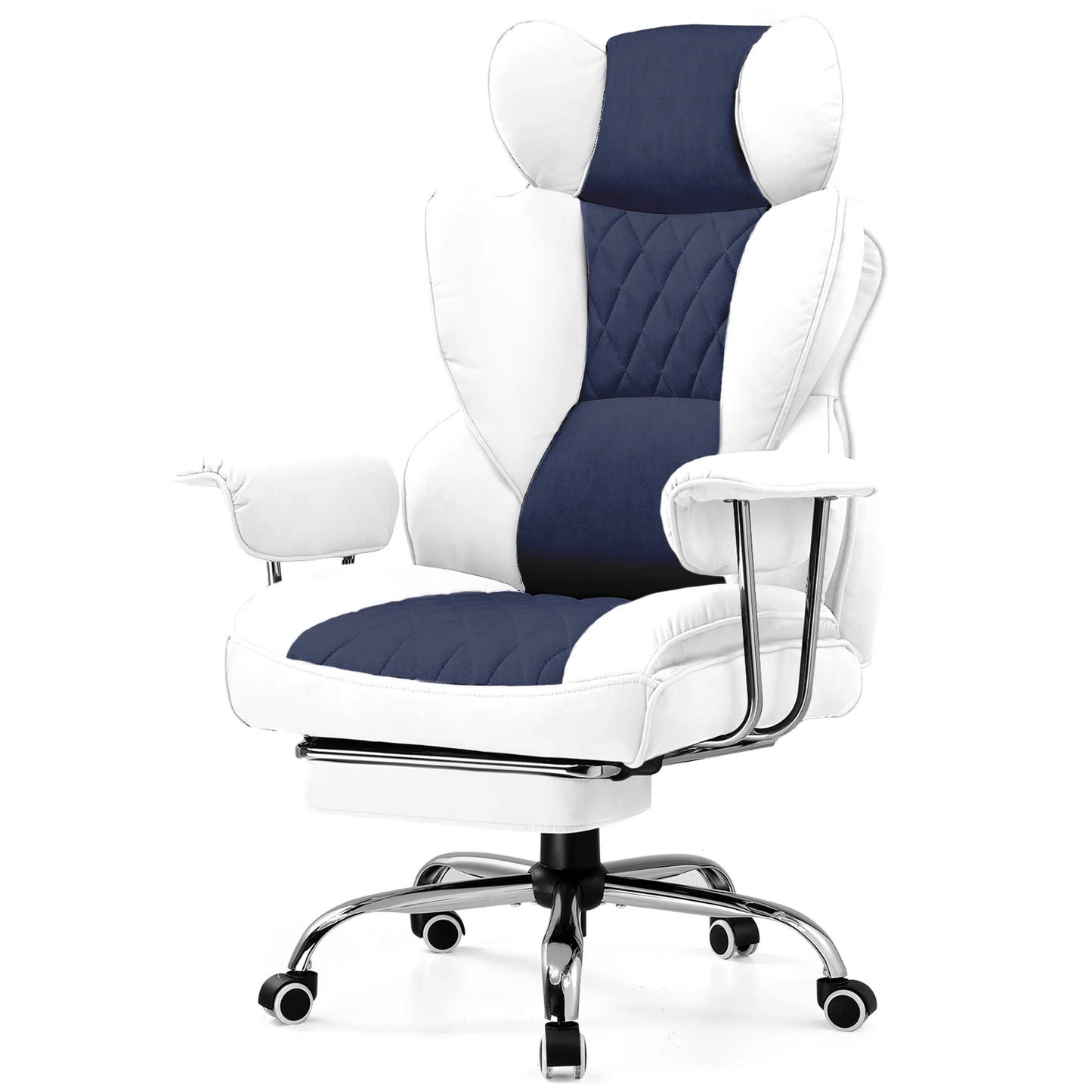 COMHOMA ErgonomicallyDesigned Workstation Chair With Footrest And Lumbar Support System