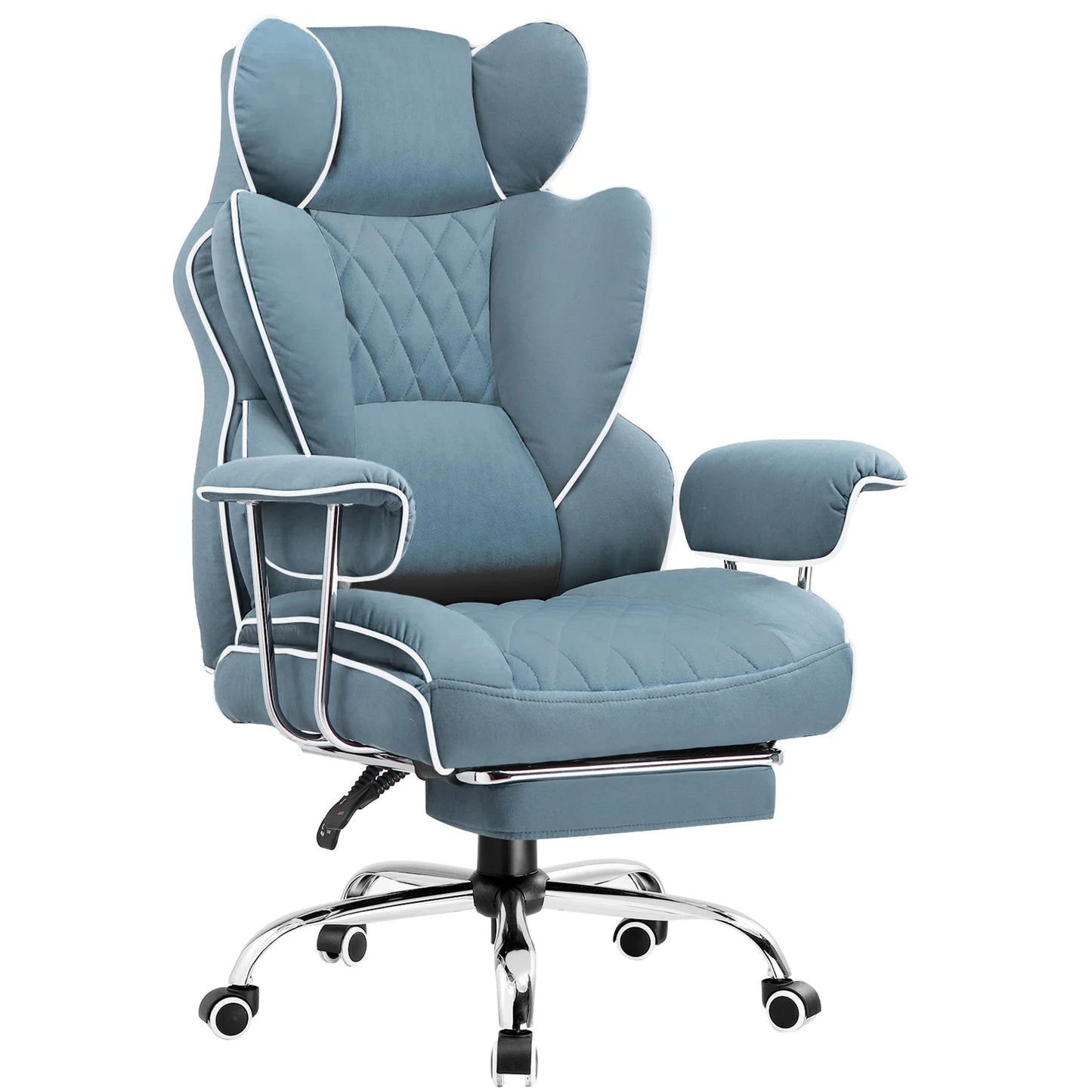 COMHOMA ErgonomicallyDesigned Workstation Chair With Footrest And Lumbar Support System
