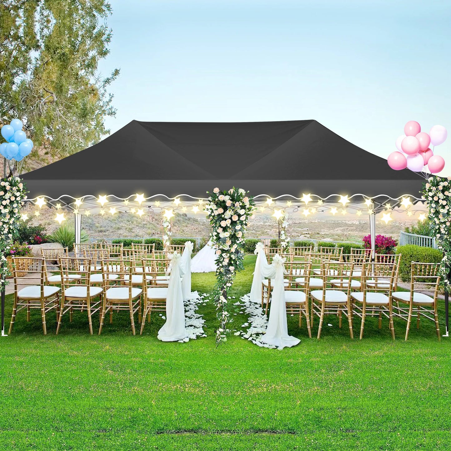 COBIZI Pop Up Canopy Tent Gazebo Easy Set Up Outdoor