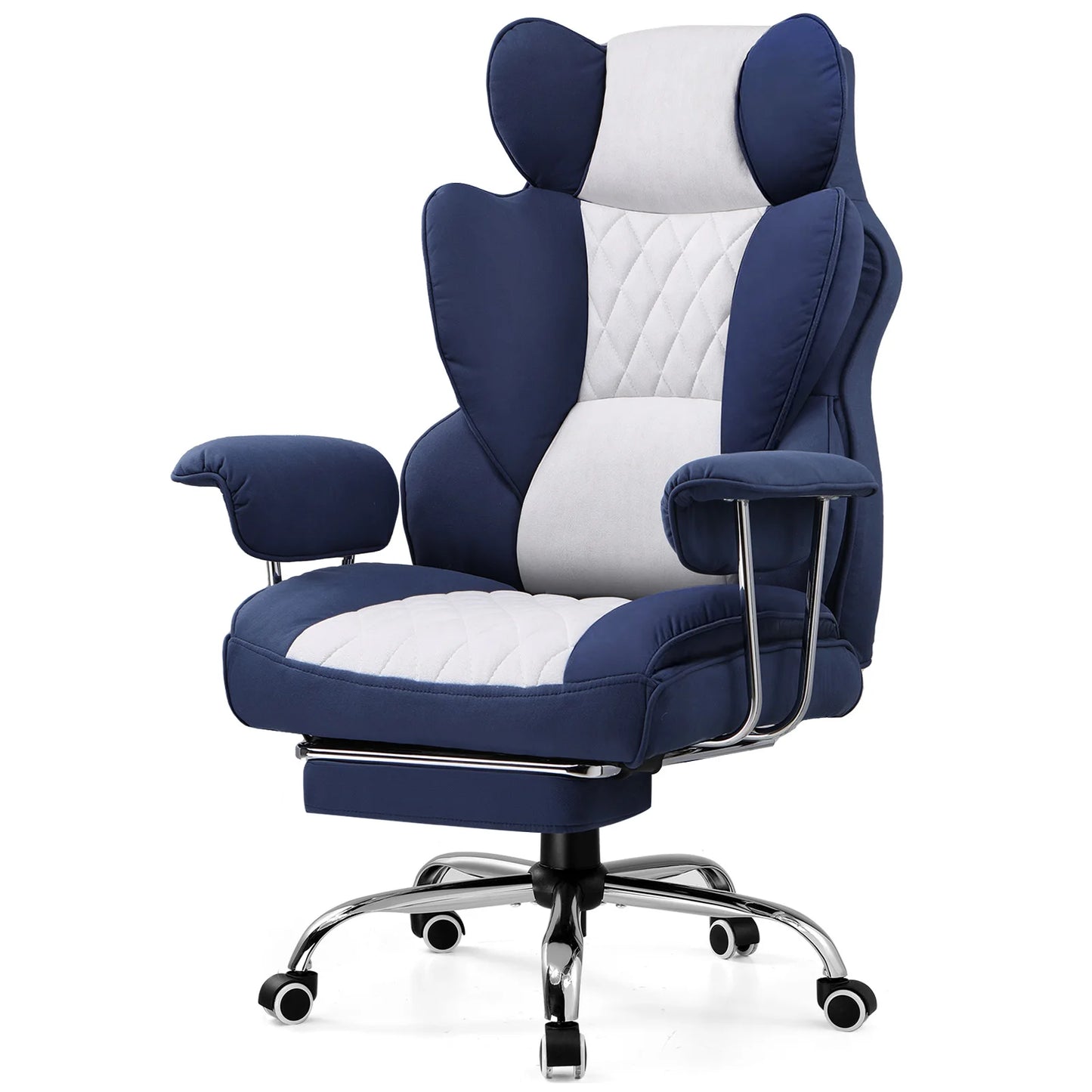 COMHOMA ErgonomicallyDesigned Workstation Chair With Footrest And Lumbar Support System