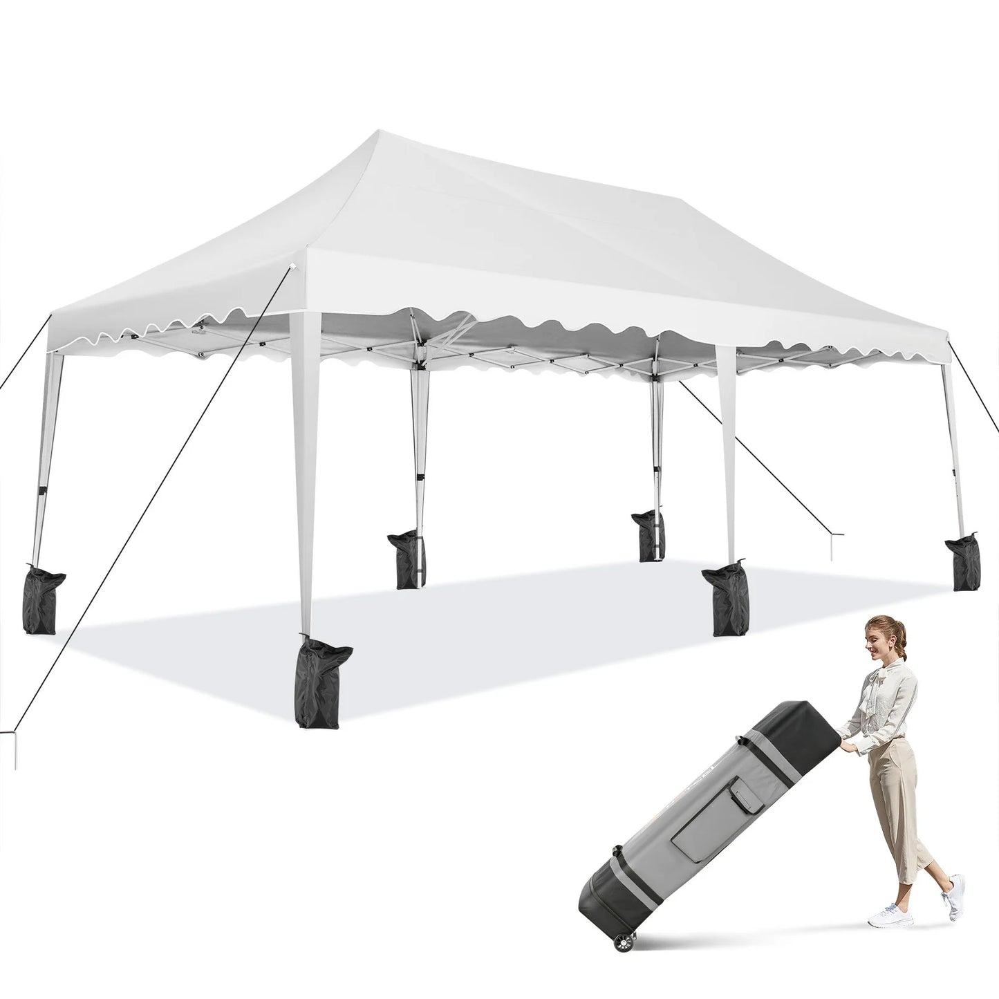 COBIZI Pop Up Canopy Tent Gazebo Easy Set Up Outdoor