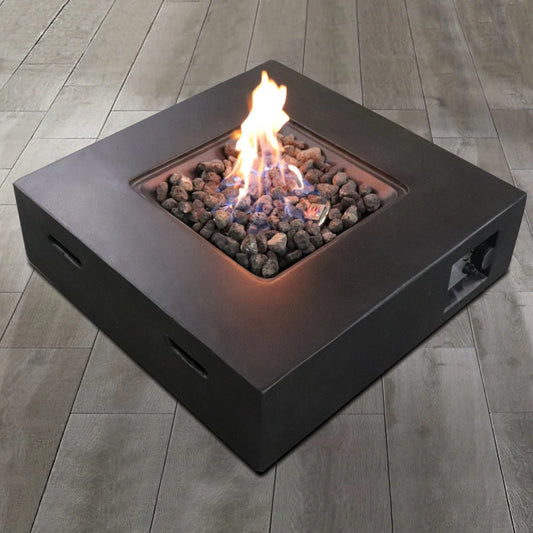 Fiber Reinforced Concrete Fire Pit Table Propane Or Natural Gas