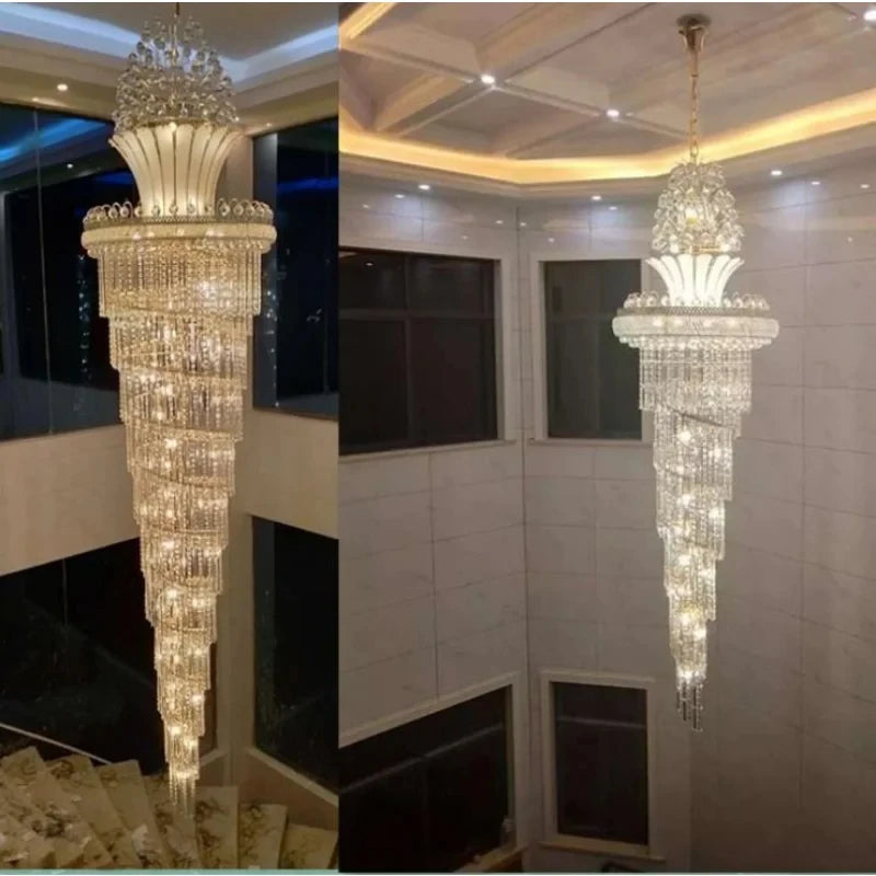 Yue Huqin Imperial Crystal Chandelier For Hotel Hall