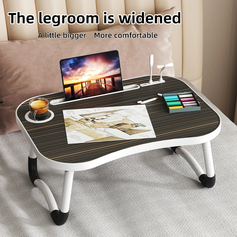 DYJ DAYIKA-S Laptop Bed Tray With Cup Holder Drawer