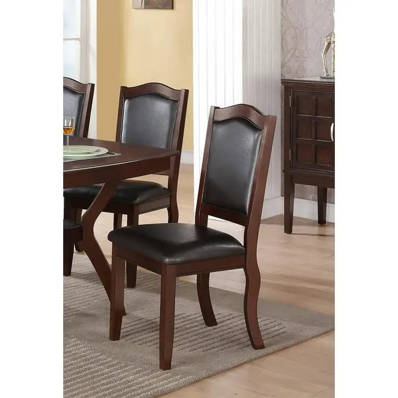 Formal Dining Set With Solid Wood Table And 6 Chairs