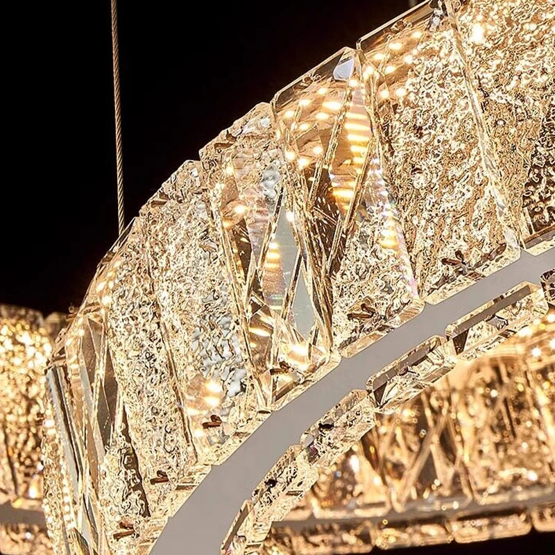 TAPNM Modern Luxury Crystal Chandelier For Living Room
