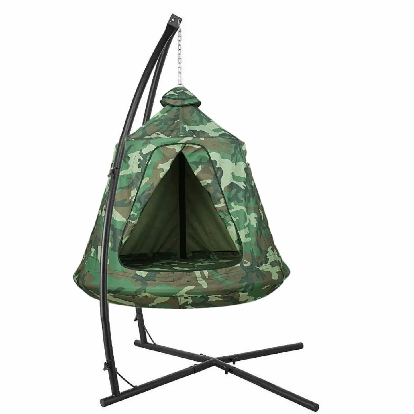 Hammock Chair Stand With Swing Chair LED Lights For Outdoors