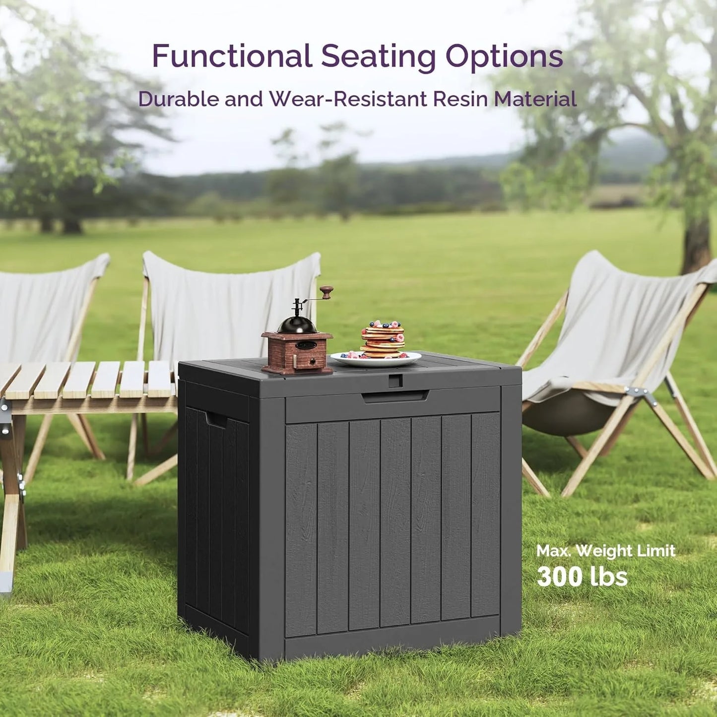 Lockable Weatherproof Outdoor Deck Box For Secure Package Delivery ProtectionAgainstTheft