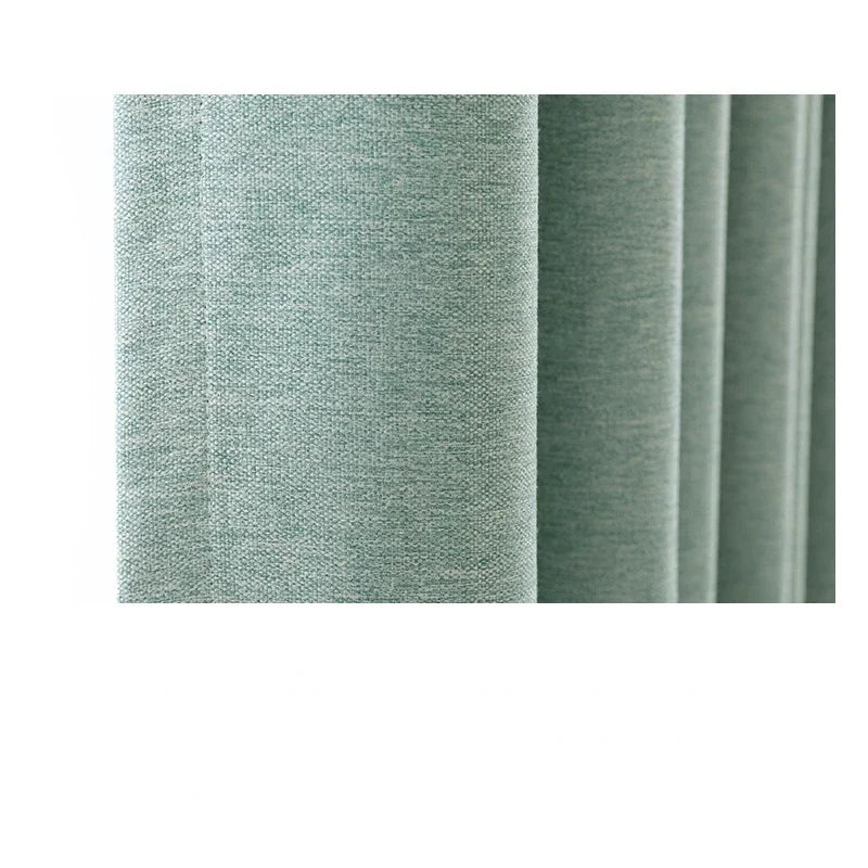 80-90% Blackout Soundproof Curtains for Living Room Bedroom Balcony Bay Window Drapes Simple Drape Large Area Study Thickened