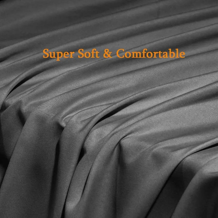 Bed Sheet Set Super Soft Microfiber 1800 Thread Count Luxury Egyptian Sheets Fit 1824 Inch Deep Pocket Mattress Wrinkle6 Piece D