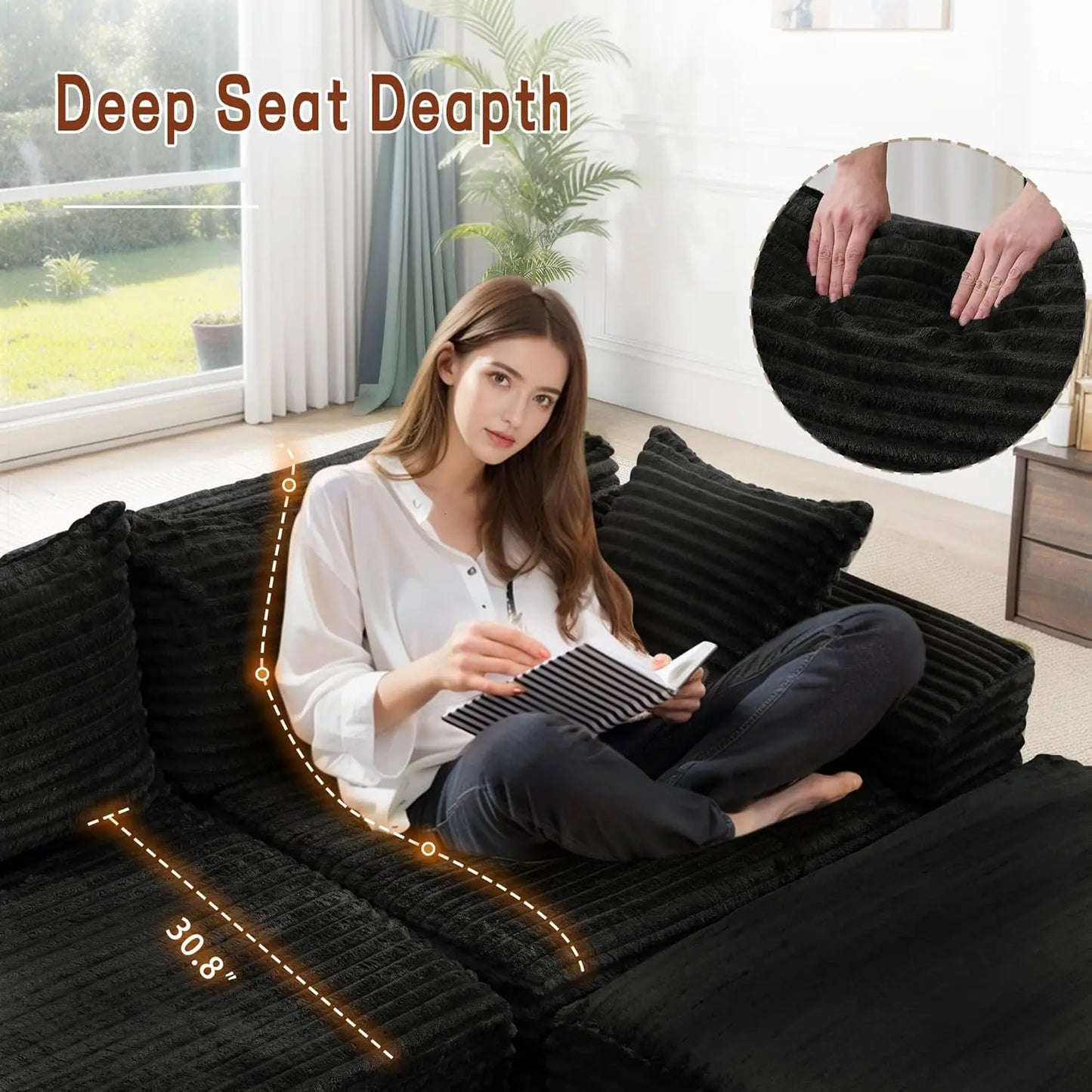 Modular Sectional Sofa With L Shaped Chaise