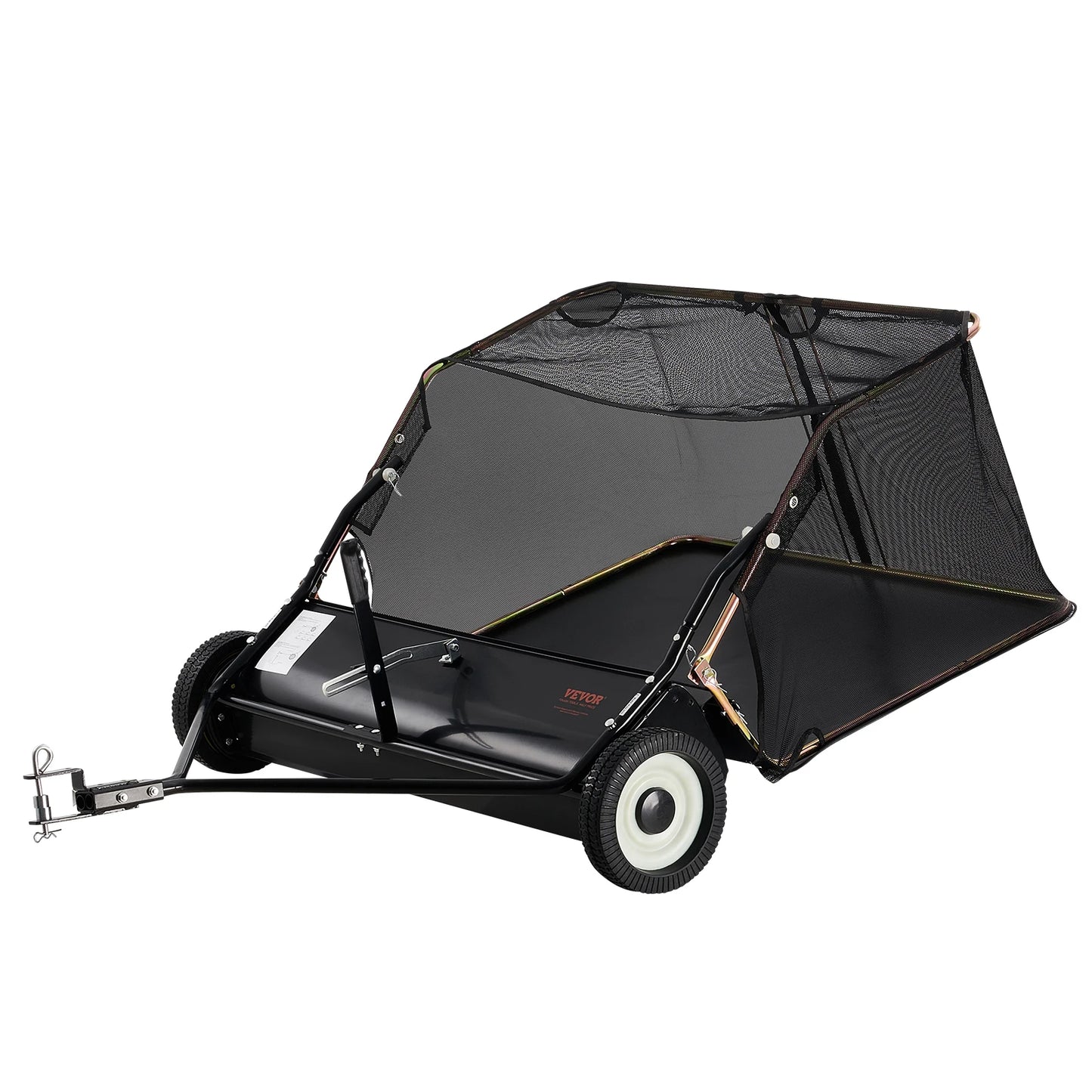 SucceBuy Lawn Sweeper Tow Behind Adjustable Height Heavy Duty