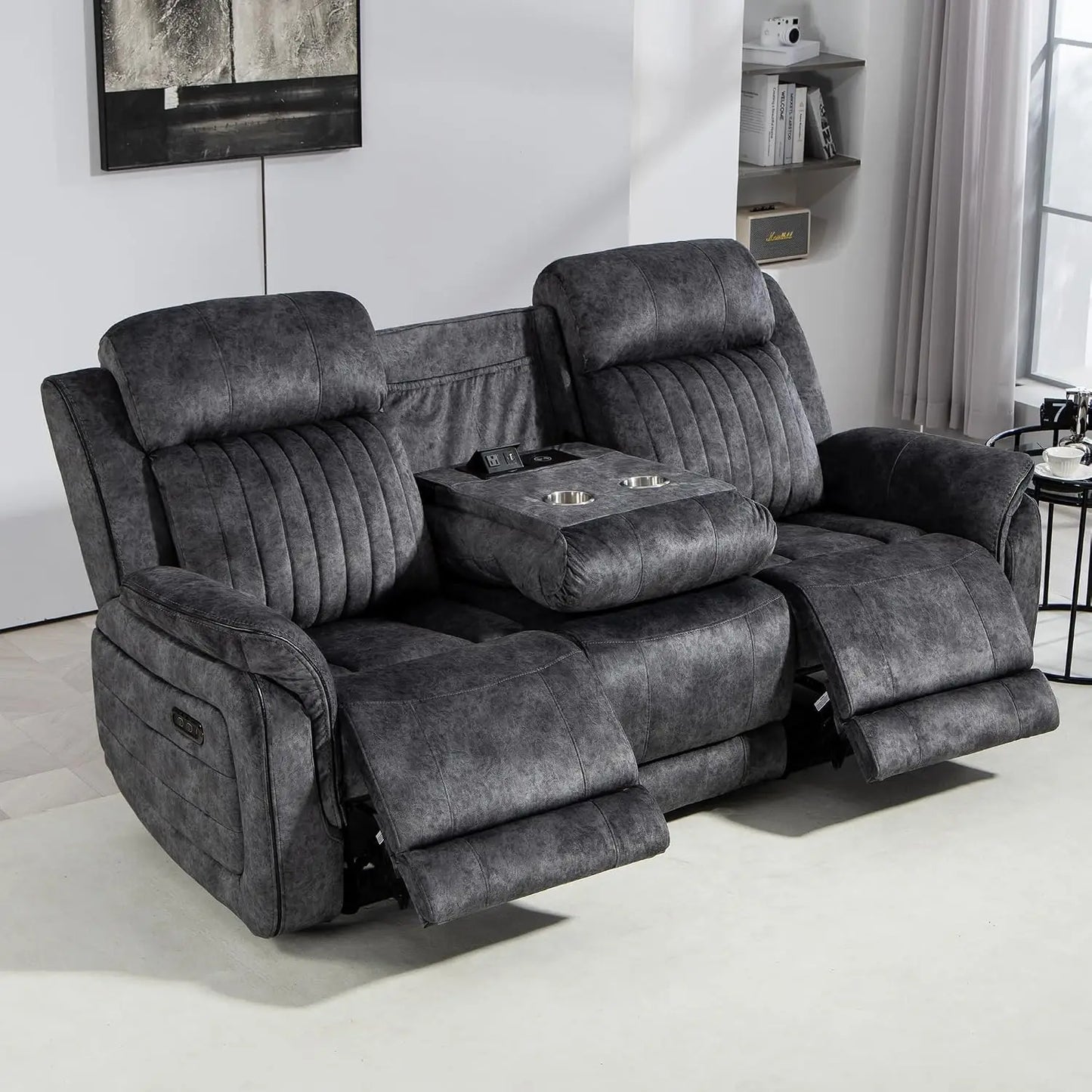 Zero Gravity Power Reclining Loveseat With Adjustable Headrest Wireless Charge