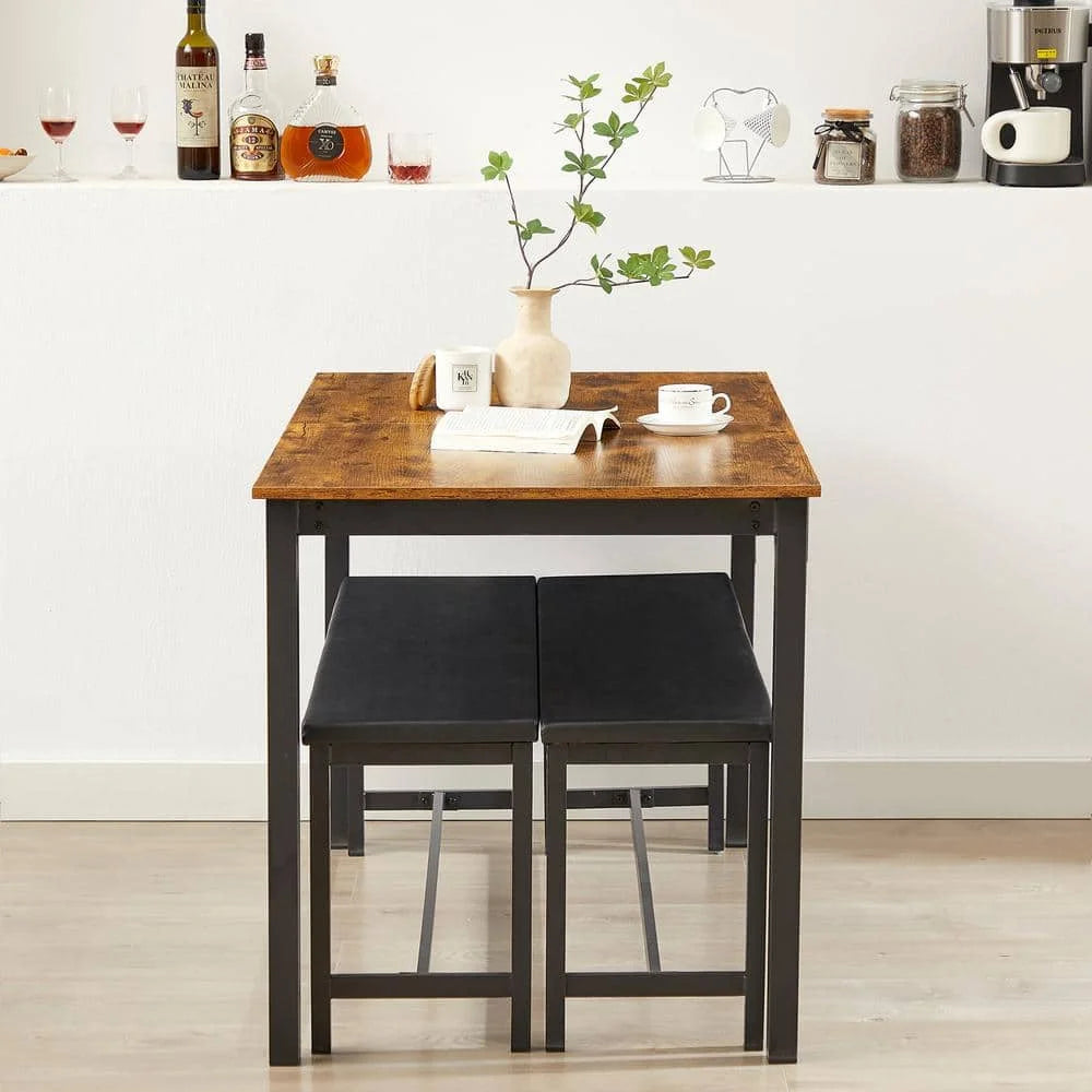 Extendable Dining Table With Benches And Chairs Set Modern Dining Room