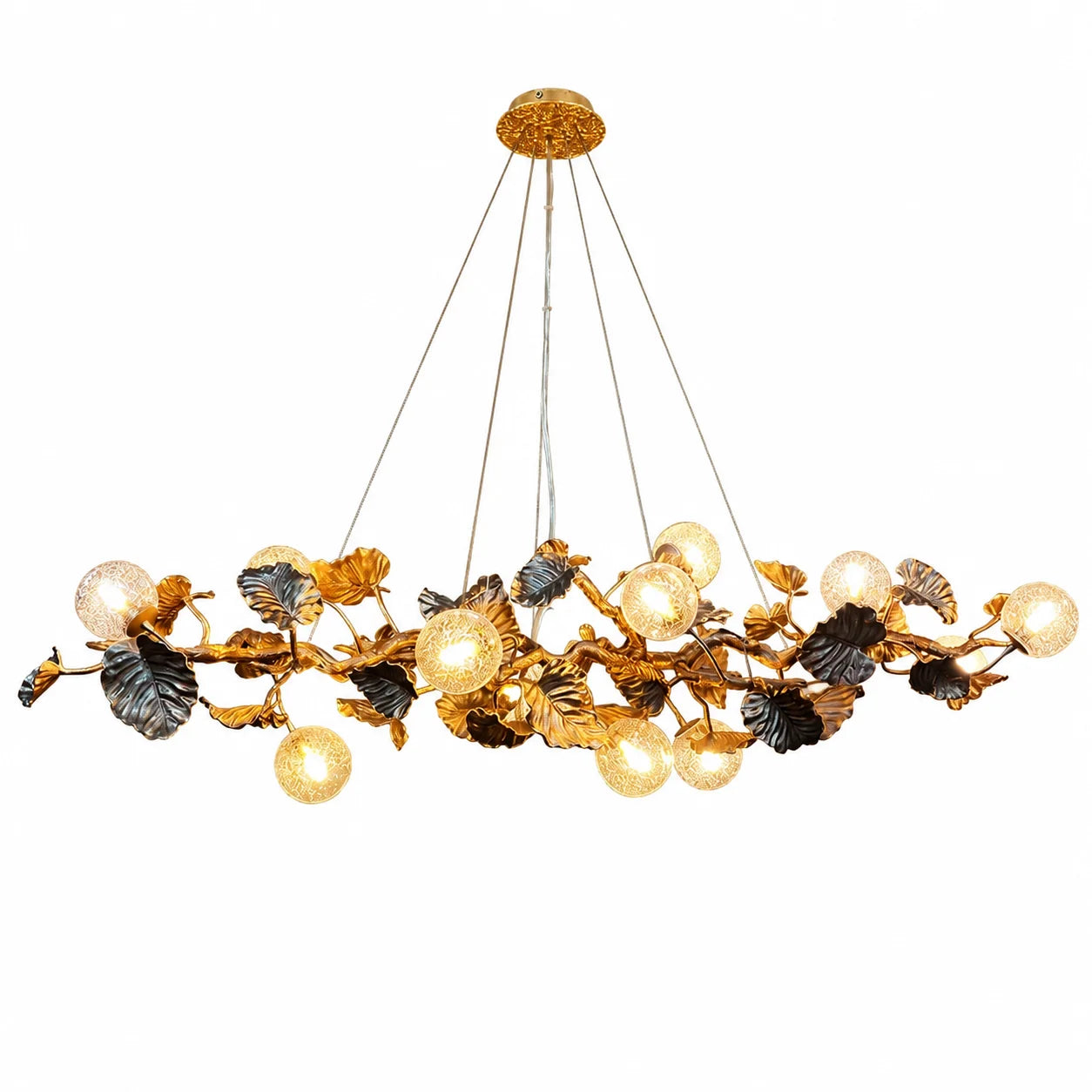 Ruibopad Luxury Postmodern Crystal Chandelier LED Ceiling Light