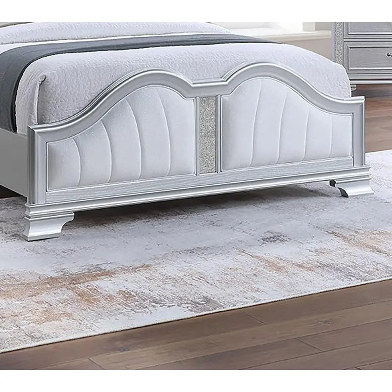 Modern Morocco Platform Bed With Built In USB Port