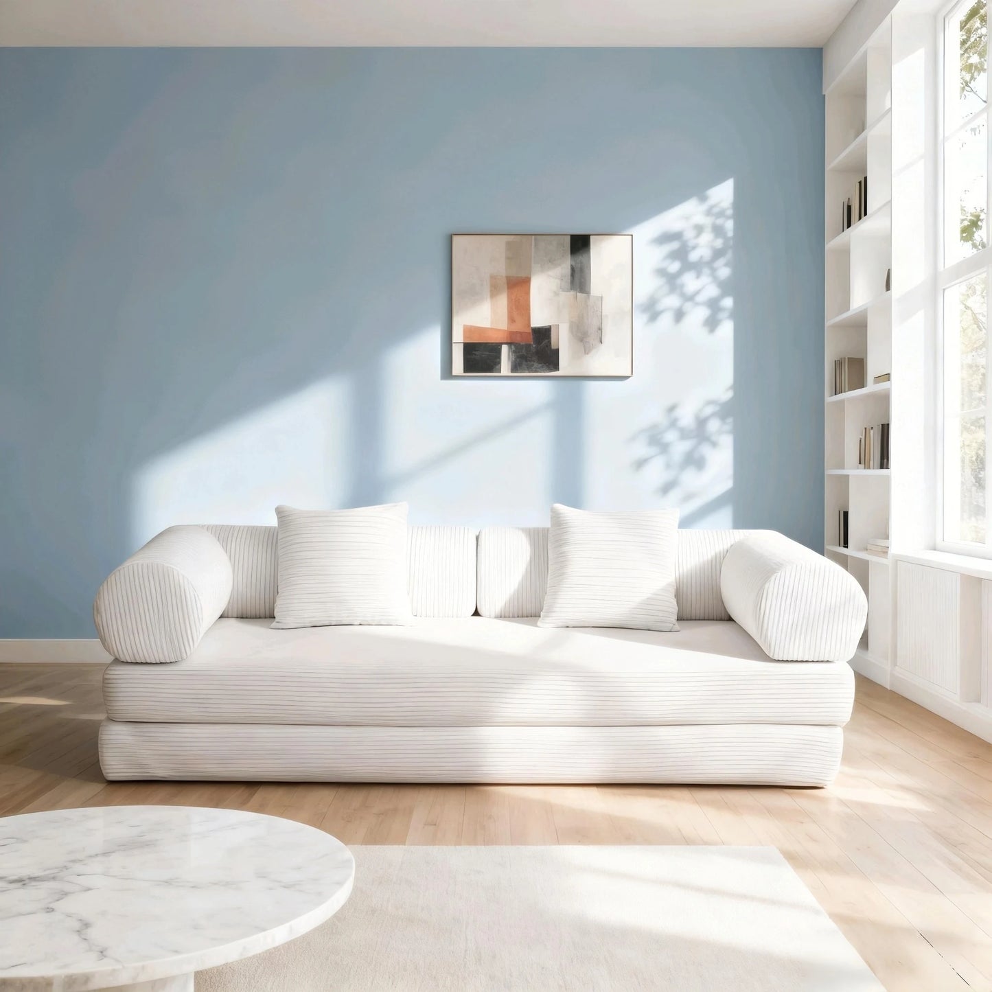 Convertible Sectional Sofa Bed For Small Living Spaces With Space Saving Comfort