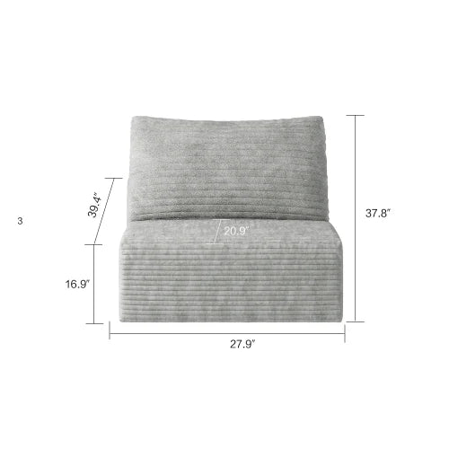 YQXHCN Cloud Module Sofa Set Corduroy Modular Couch