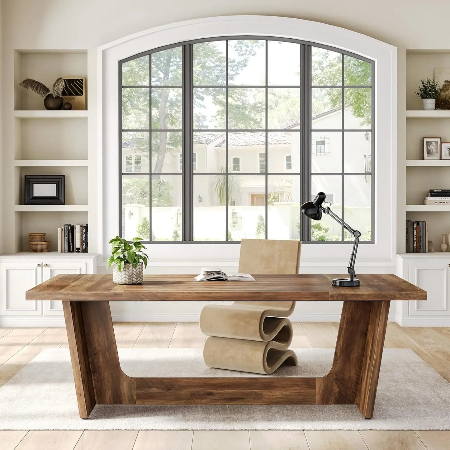 Little Tree Executive Desk Industrial Style Home Office Desk
