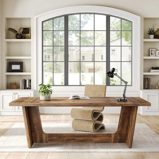 Little Tree Executive Desk Industrial Style Home Office Desk