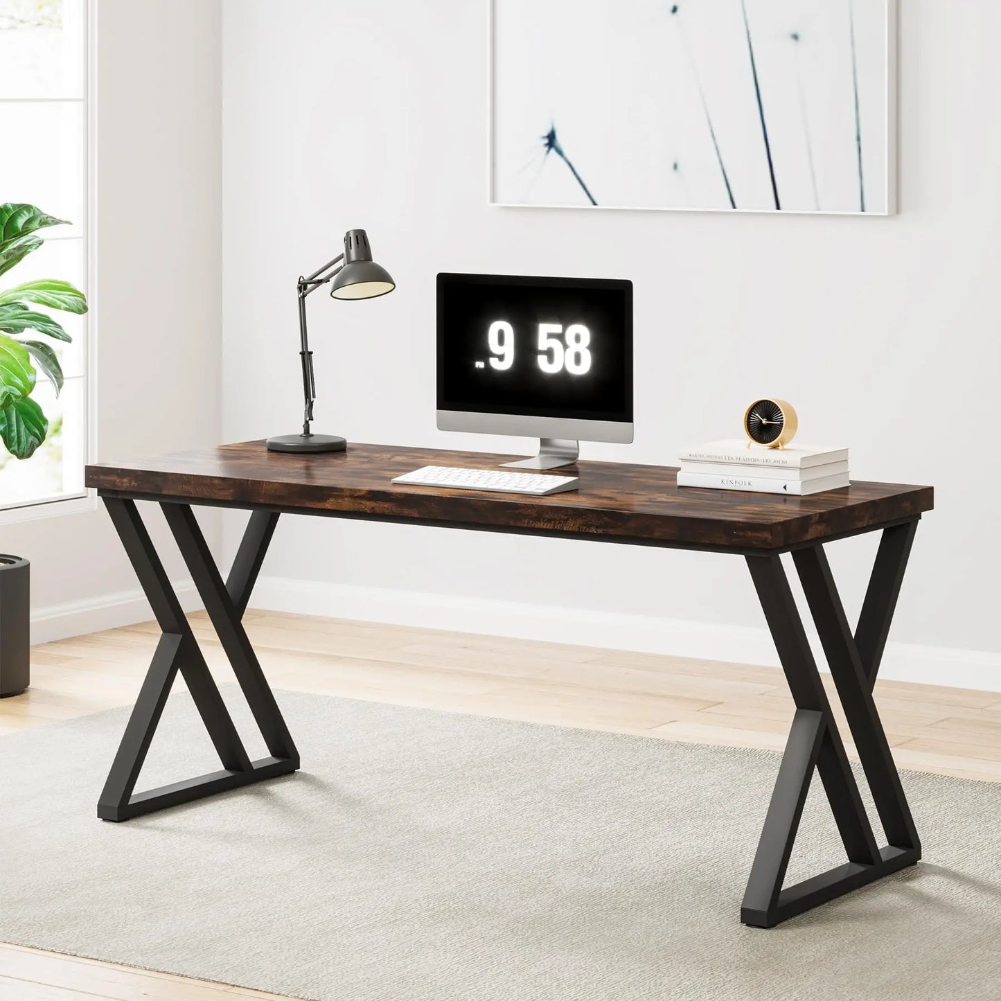 Tribesigns Writing Desk Heavy Duty Z Leg Office Desk