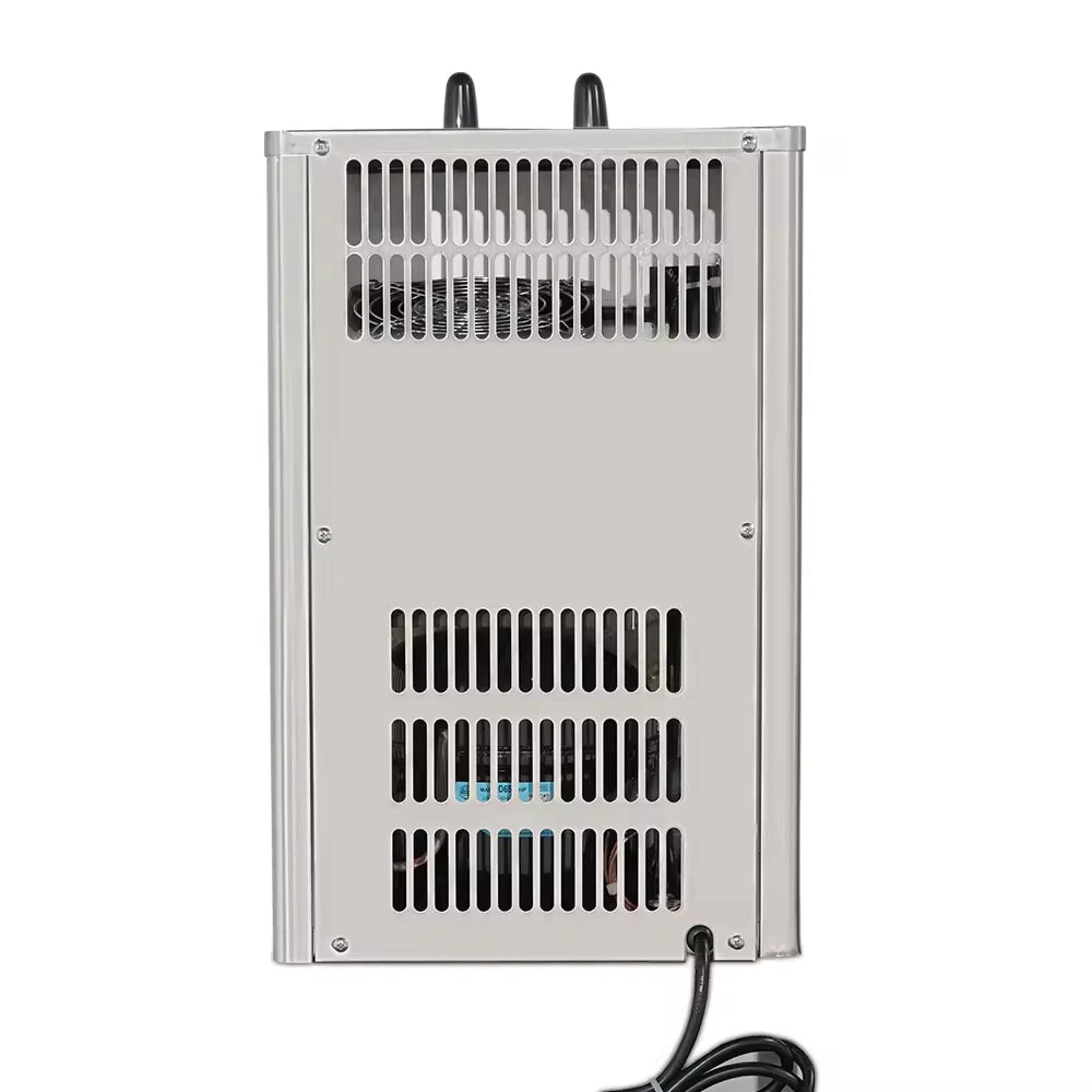 ONEHAPPY Countertop Draft Beer Cooler Dual Tap StainlessSteel Dispenser TemperatureControlled