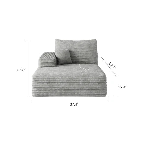 YQXHCN Cloud Module Sofa Set Corduroy Modular Couch
