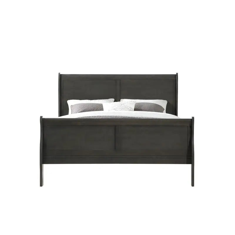 Louis Philippe Sleigh Bed Bedroom Set For Contemporary Master Bedroom Suite Collection