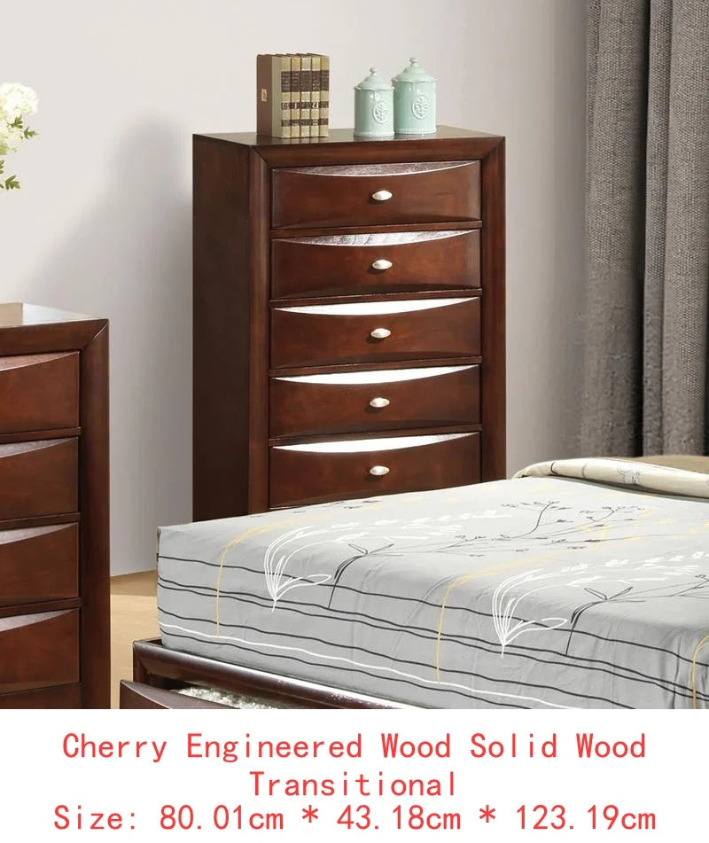 Contemporary Bed With Footboard Drawers And Headboard Bookcase