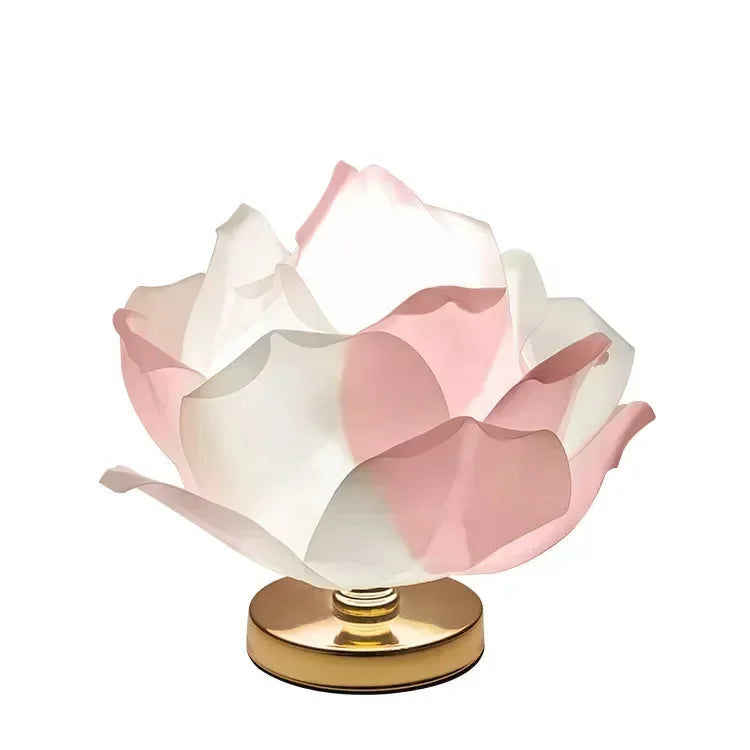 Creative Rose Floral Table Lamps For Girls Bedroom