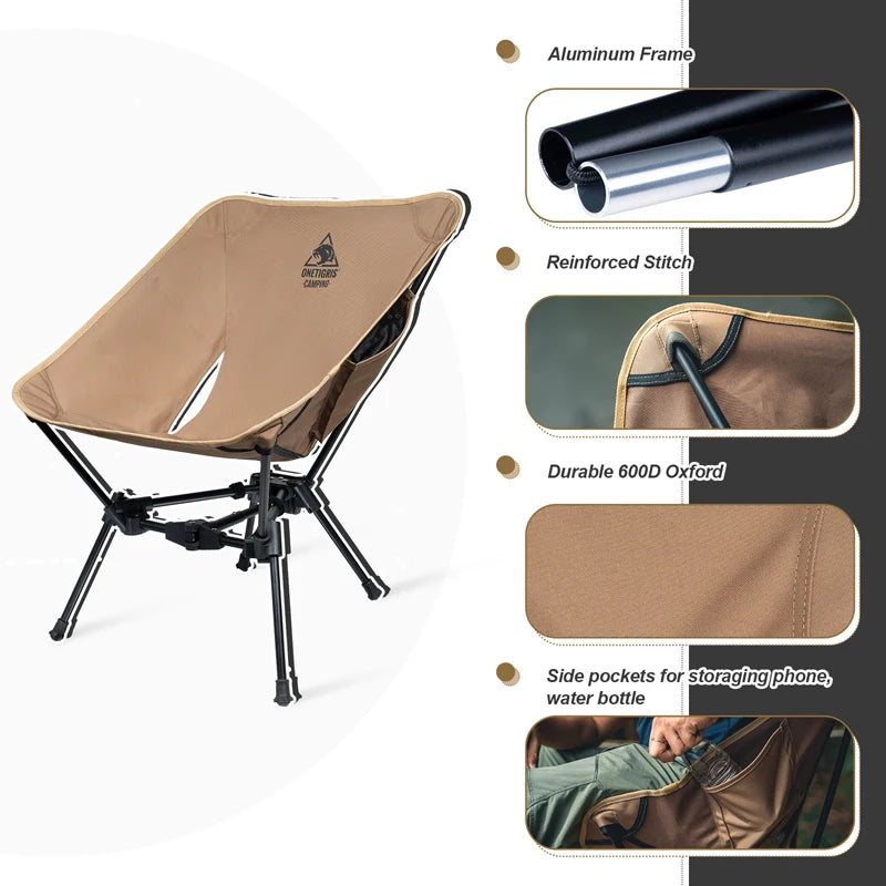 OneTigris Tigerblade Folding Camping Chair for Outdoor Backpacking