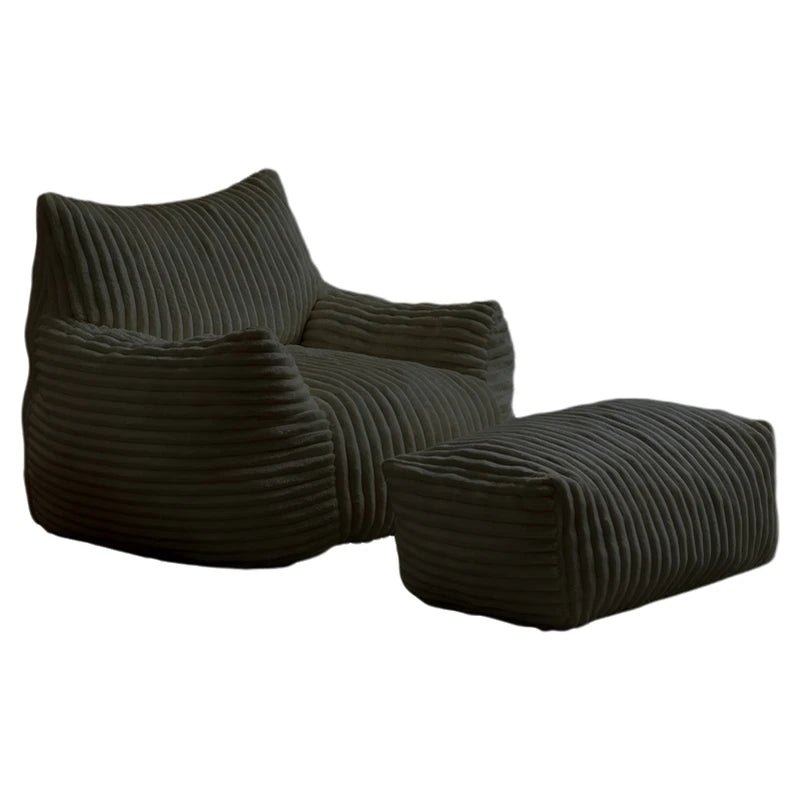 Reading Chair Bean Bag Chairs for Adults With Density Foam Cushion, Living Room