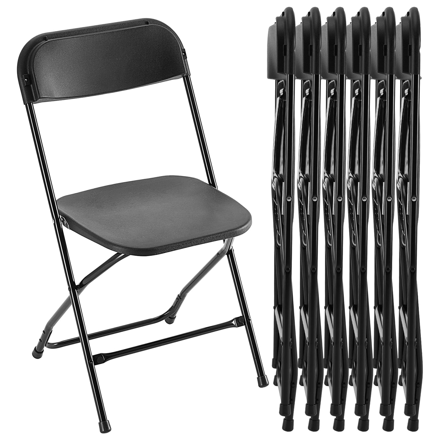 JHK UltraDurableCommercialGrade Polypropylene Folding Chair For Large Scale Banquet Settings