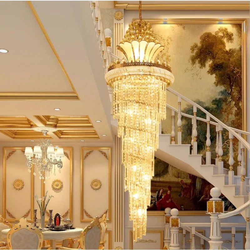 Yue Huqin Imperial Crystal Chandelier For Hotel Hall