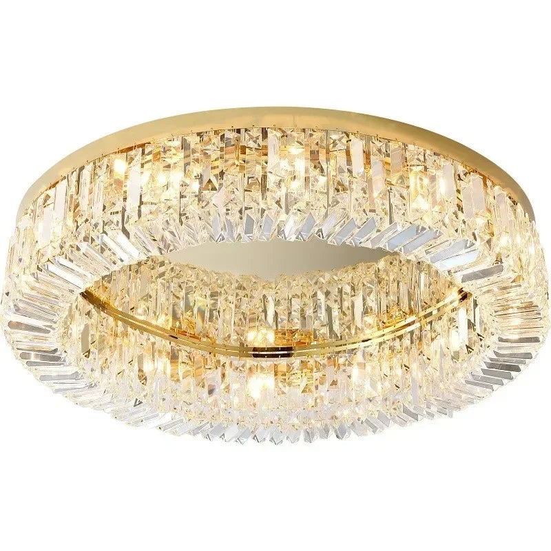 TAONUANSHU Crystal Ceiling Light LED Modern Dining Room Pendant Lamp