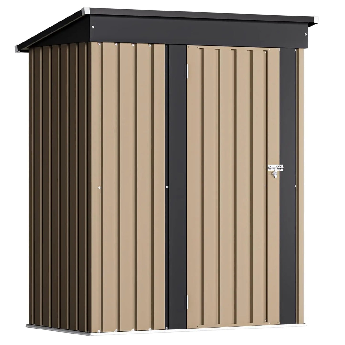 Lockable Metal Outdoor Storage Shed For Garden Anti-Corrosion Customizable