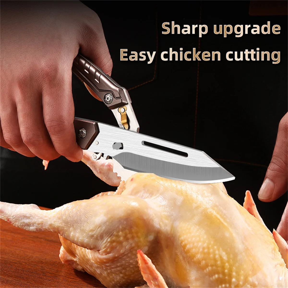 Heavy Duty Poultry Shears Chicken And Meat Cutting Kitchen Scissors
