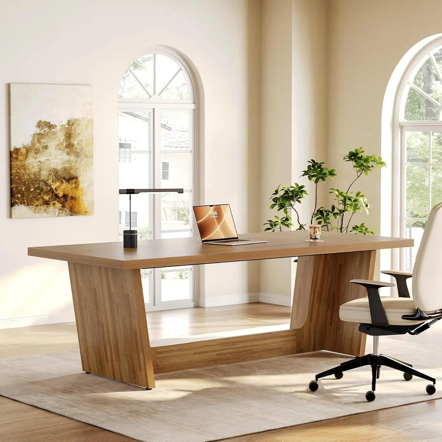 Little Tree Executive Desk Industrial Style Home Office Desk