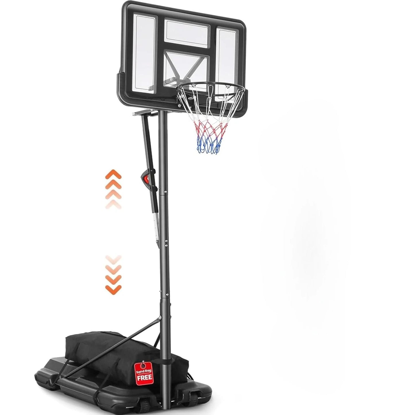 Portable Adjustable Outdoor Basketball Hoop System For All Ages