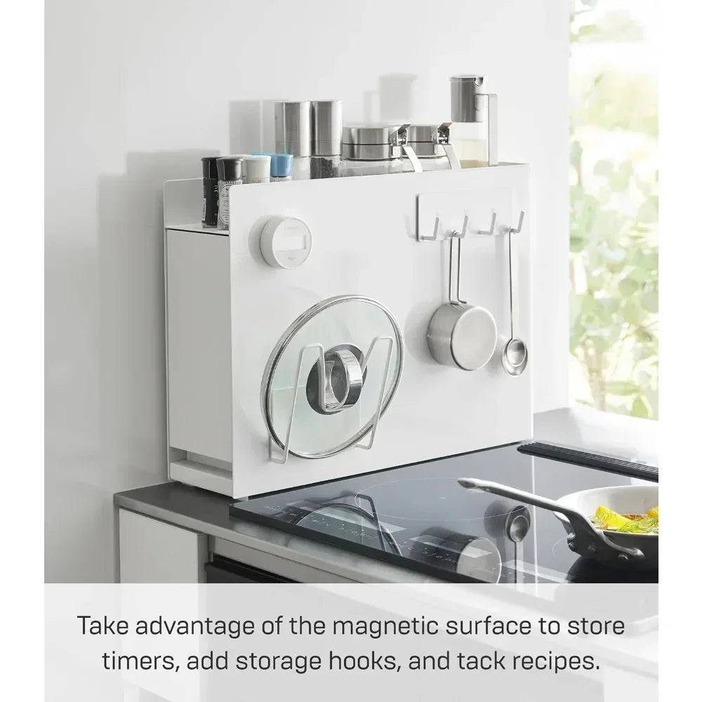 XMSJ Tower Seasoning Condiments Spice Rack With Drawer Kitchen Storage