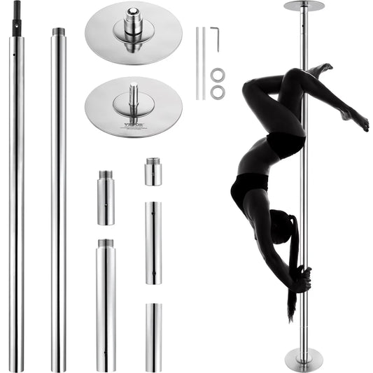 Dancing Pole Kit Spinning Static Removable Stainless Steel Pole